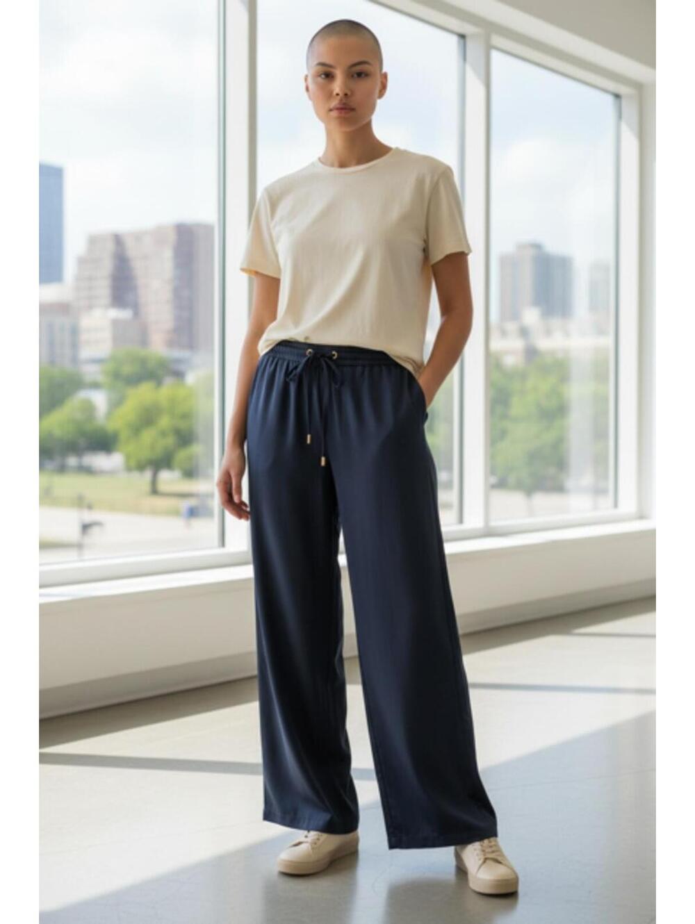 MICHAEL KORS Casual Drawstring Nylon Pants
